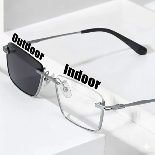 Unisex Color-Changing Blue Light Blocking Glasses, Suitable for Use with Phones And Computers.