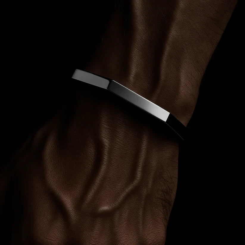 Titan Hex™ Stainless Steel Bracelet – Bold & Modern Design