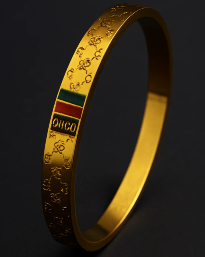 Gucci Gold-Tone Monogram Bracelet